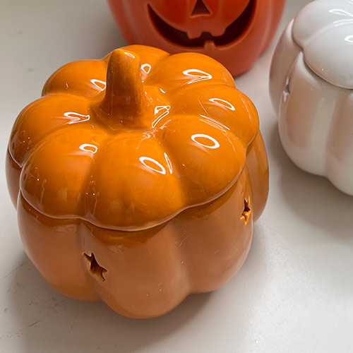 Chubby orange pumpkin duftlampe