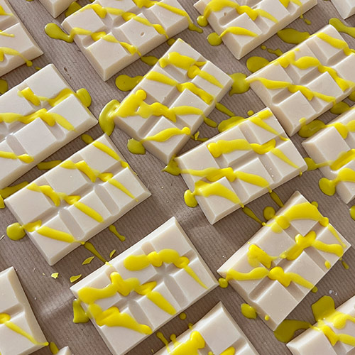 Lemon squares duftvoks mini snapbar