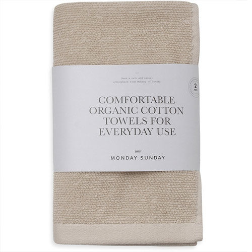 Monday Sunday Elin towels Beige