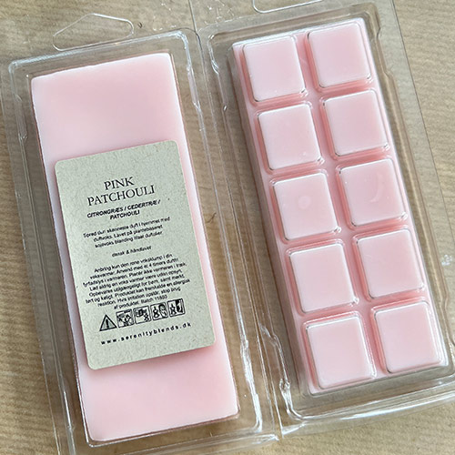 Pink patchouli duftvoks medium snapbar