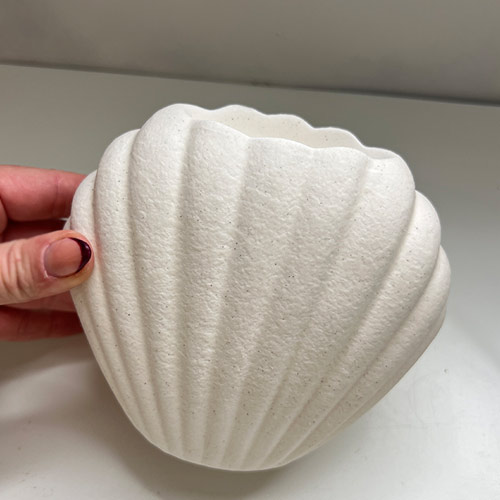 White seashell duftlampe